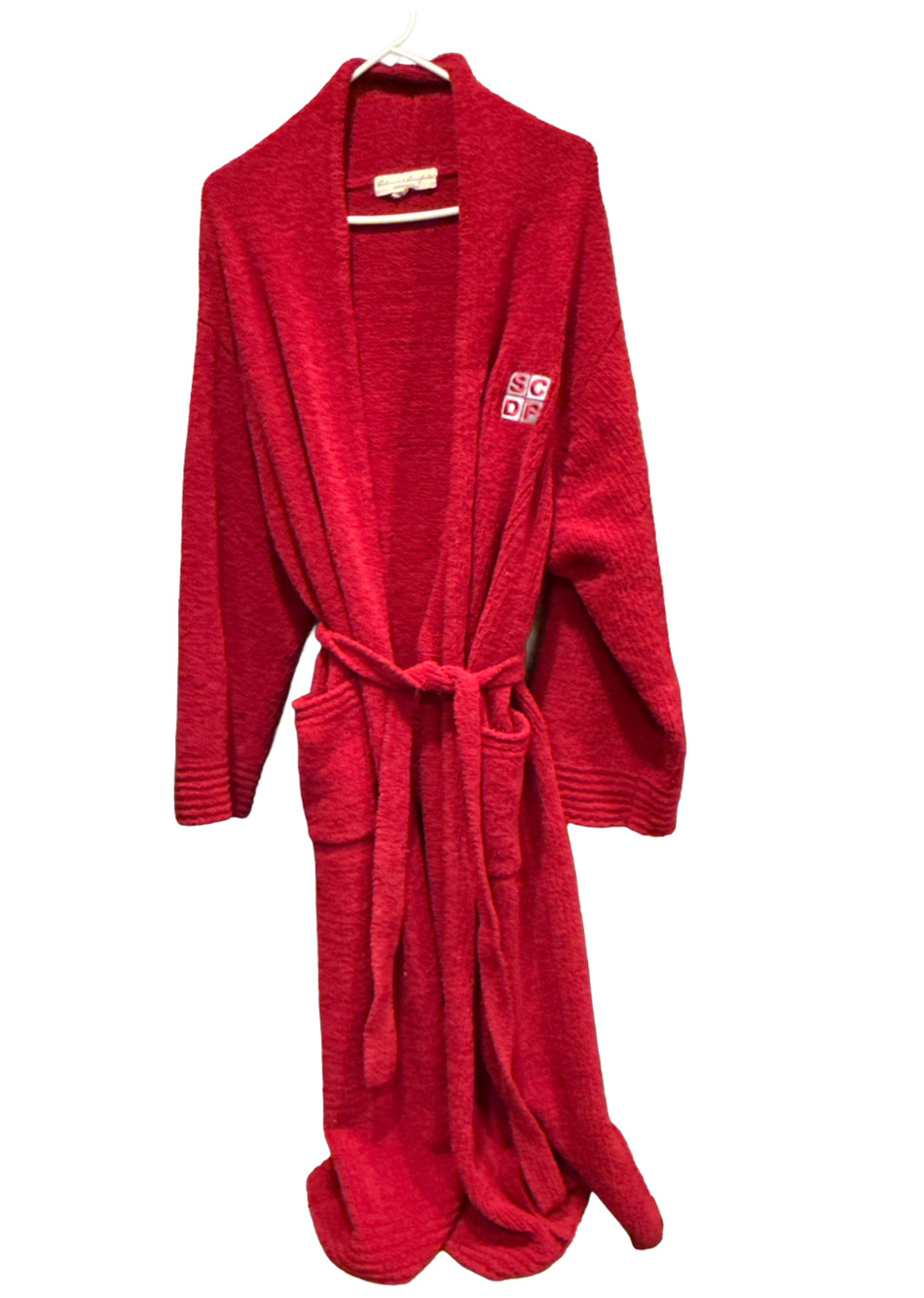 Mad Men TV Show Cast Crew Gift SCDP Logo Robe Colorado Clothing Luxury Knit L/XL